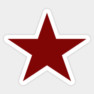 Red Star Sticker